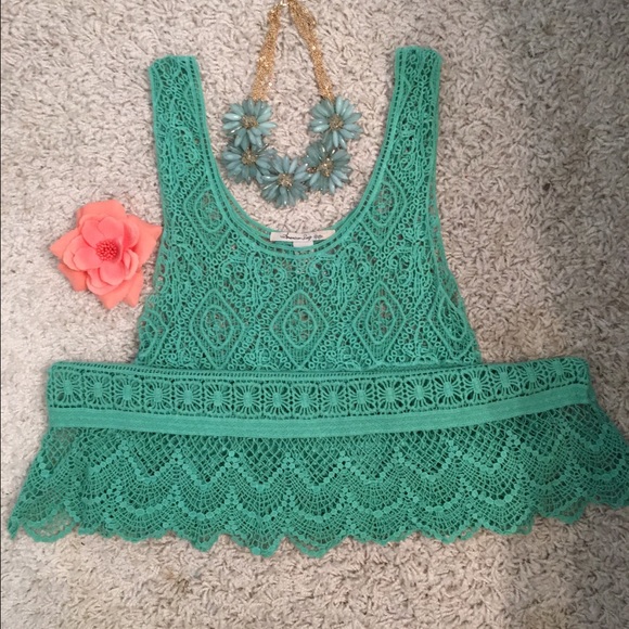American Rag Tops - American rag lace tunic