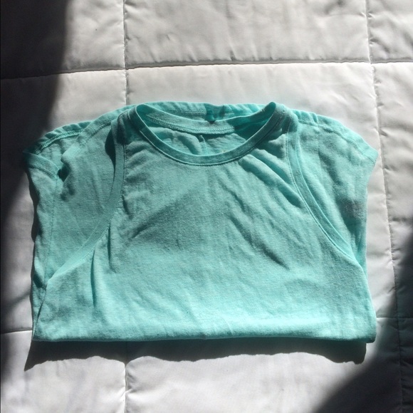 Sky blue muscle tee