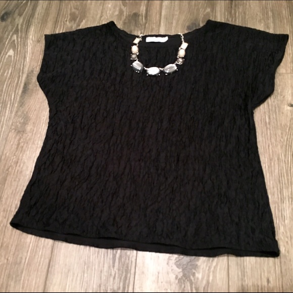 Jessica Michelle | crinkle fabric blouse - Picture 2 of 4