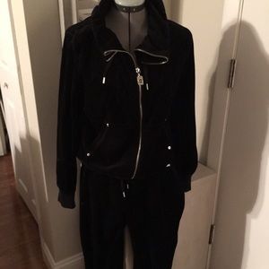 Michael Kors velour jog suit. Zip up.
