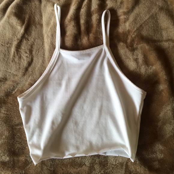 white crop tank