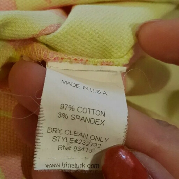 Trina Turk Floral Hibiscus Summer Tea Dress SWING EASTER SPRING - Picture 7 of 7