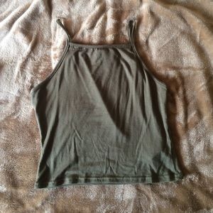 Olive green crop