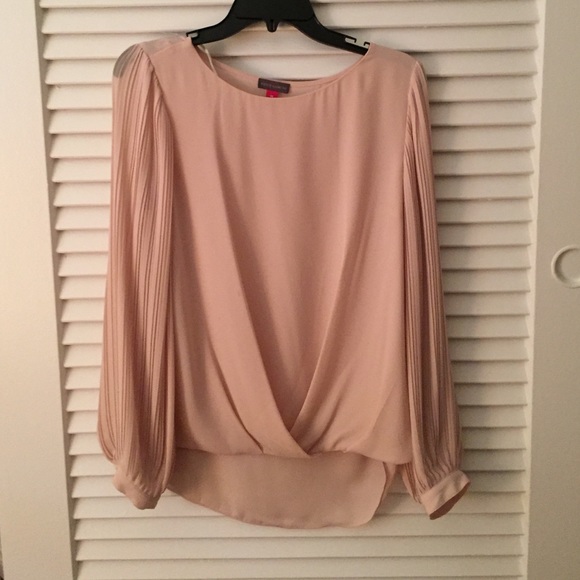Vince Camuto faux wrap front blouse
