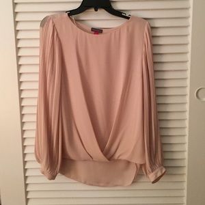 Vince Camuto faux wrap front blouse
