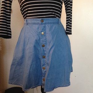 Jean skirt!