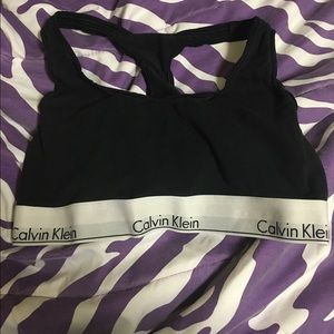 Calvin Klein Racerback Sports Bra