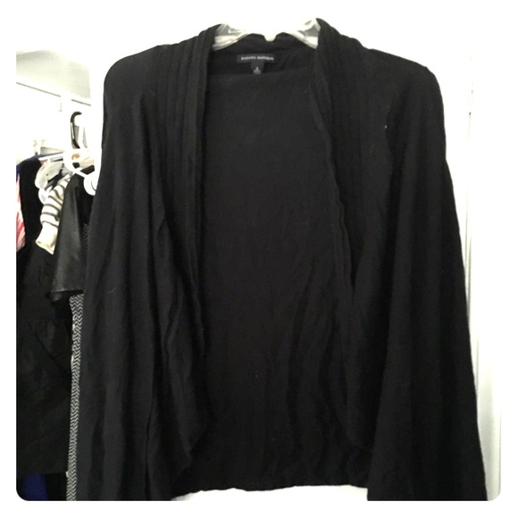 Banana Republic black wrap sweater