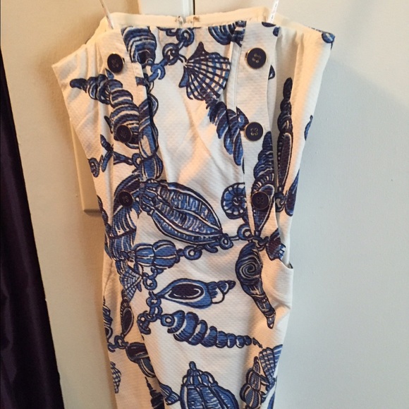 EUC Lily Pulitzer strapless dress size 0!