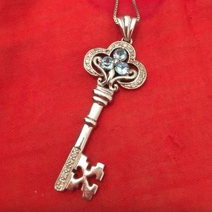 Skeleton key necklace