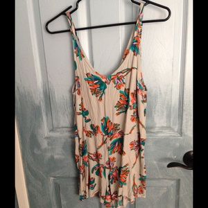 Hawaiian print romper