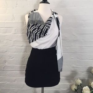 Black and white dress