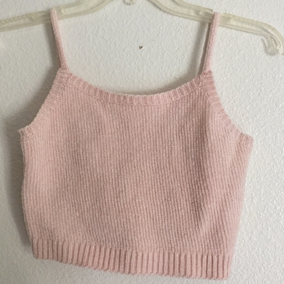 Pink Kimichi Blue cropped top