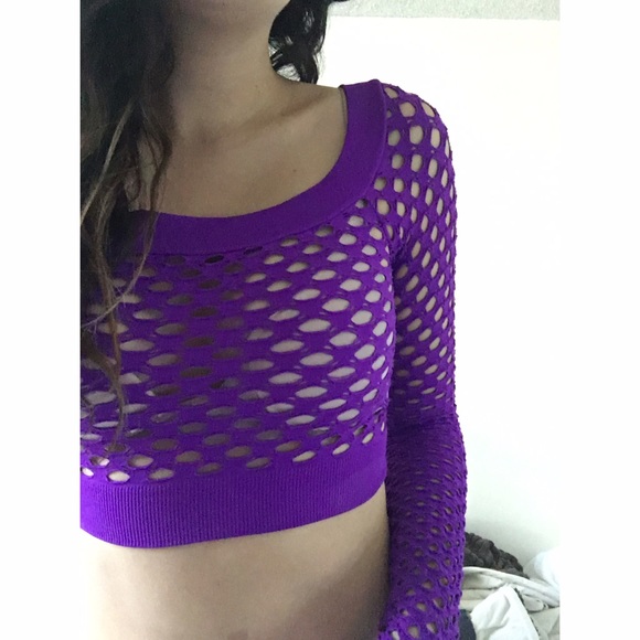 Rave spandex net top