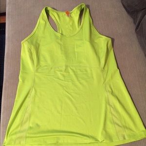 Lime green Lucy active top