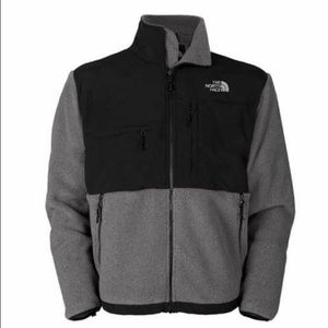 SOLD! - Black and Grey North Face jacket