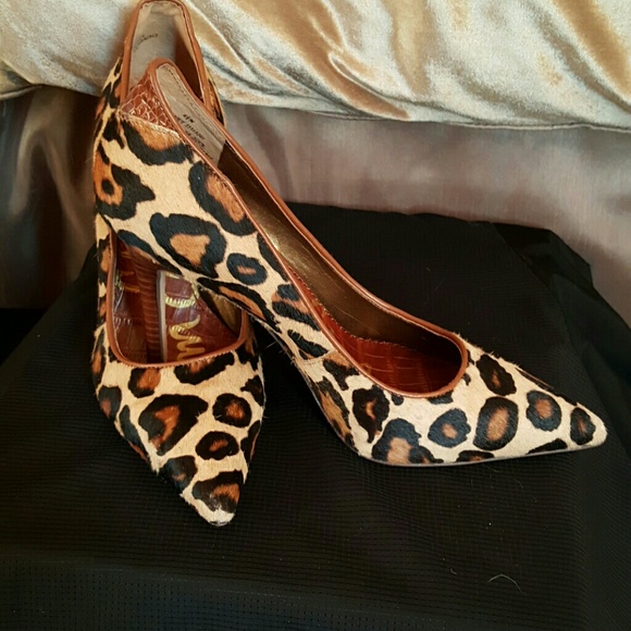 Sam Edelman calf fur shoes