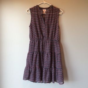 Grey and coral MOSSIMO dress