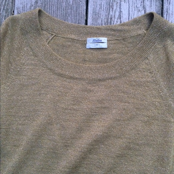 Madewell Sweaters - 🇺🇸🇺🇸🇺🇸Madewell Gold-glitter Sweater🔶