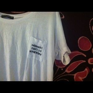 mermaids don't do hw crop top