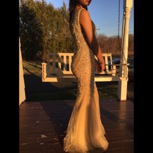 Champange Prom Dress