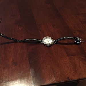 Coach watch, with black band silver