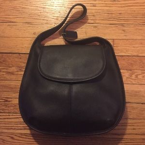 NWT black Coach leather purse