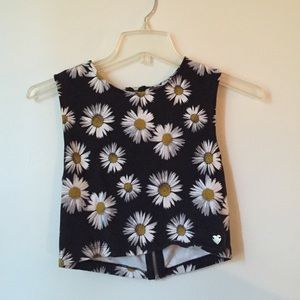 Kendall and Kylie Flower Crop Top