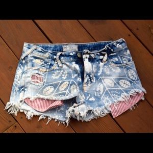 Free People Denim Cutoff Shorts