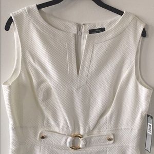 Arthur S. Levine - Tahari Dress, White, Size 10