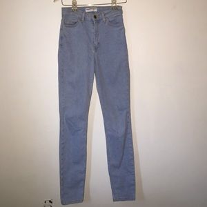 American Apparel High Waisted Jeans