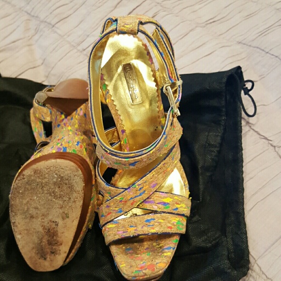 Report signature high heeled sandals