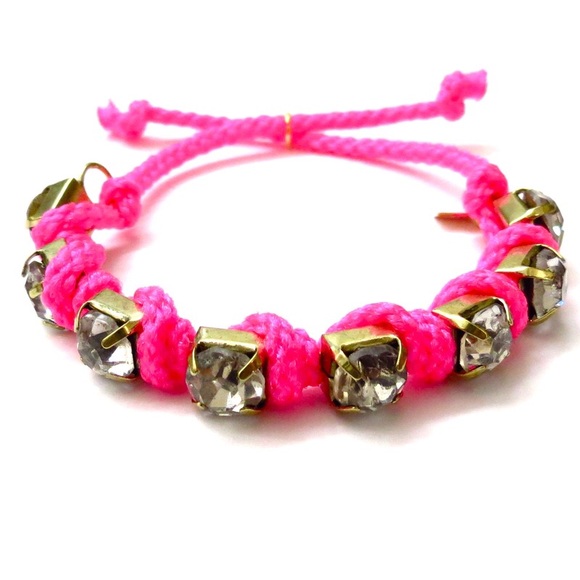 Elliot Francis neon crystal stacker bracelet. - Picture 1 of 3