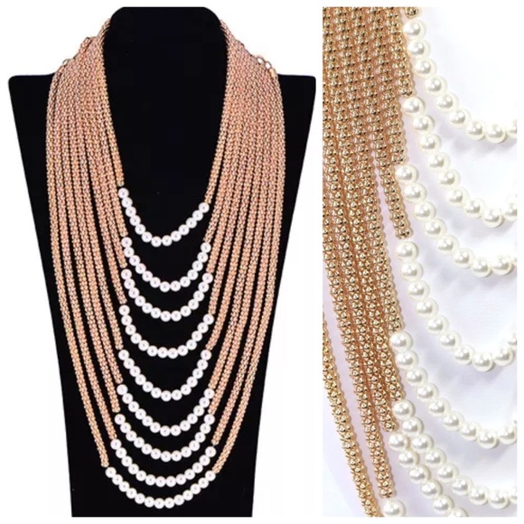 Boutique Jewelry - ‼️PRICE FIRM LAST CALL Chain Pearl Necklace