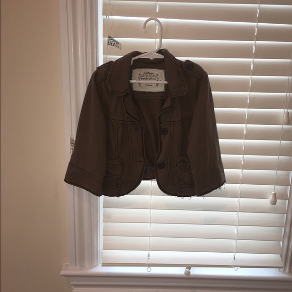 Fleece brown shrug