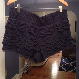 Lace shorts