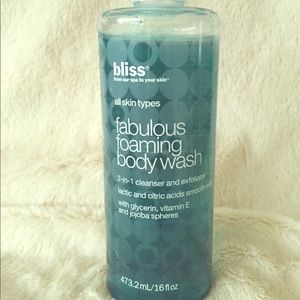 Bliss 2in1 cleanser and exfoliating 16fl oz