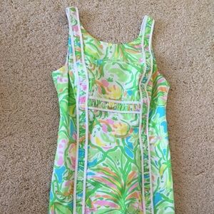 New RETIRED Lilly Shift Dress in "Elephant Ears"
