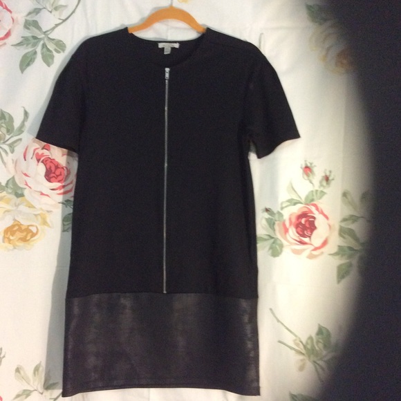 Zara Dresses & Skirts - ZARA TRF black zip up dress