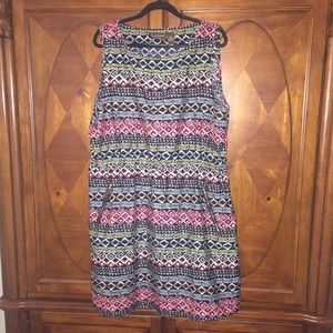 Colorful Shift Dress Size 2X