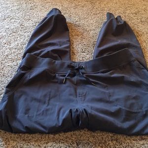 Athleta lined gray joggers, size 12