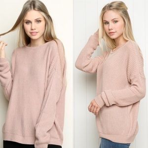 Brandy Melville pink sweater