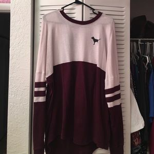 Vs secret maroon varsity crew
