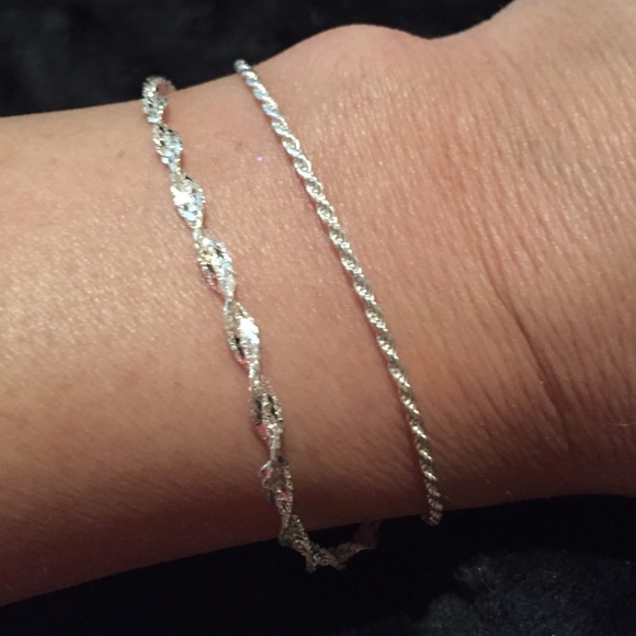 Sterling Silver Bracelet Gift Set - Picture 2 of 4