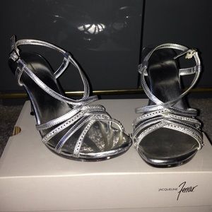 Silver heels