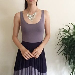 Knit Jersey Stripe Maxi Dress