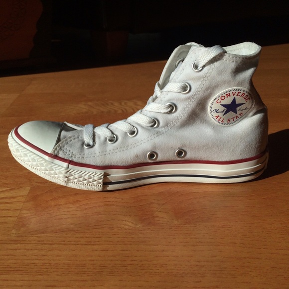 White High Top Converse