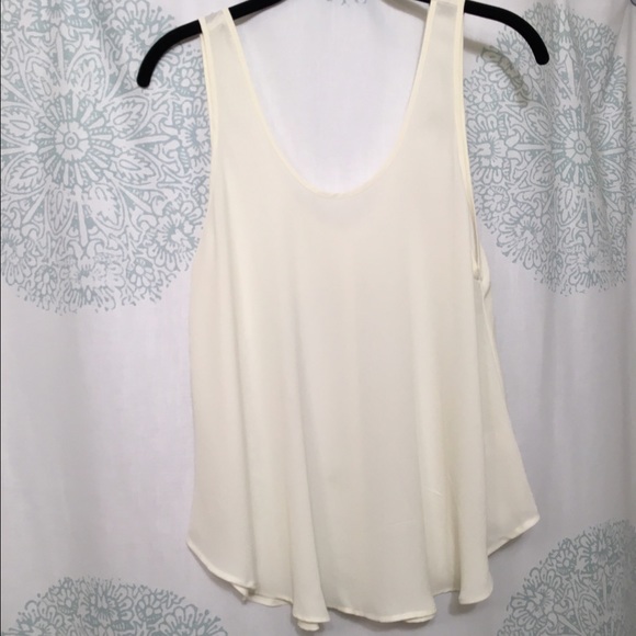 LUSH white sleeveless top