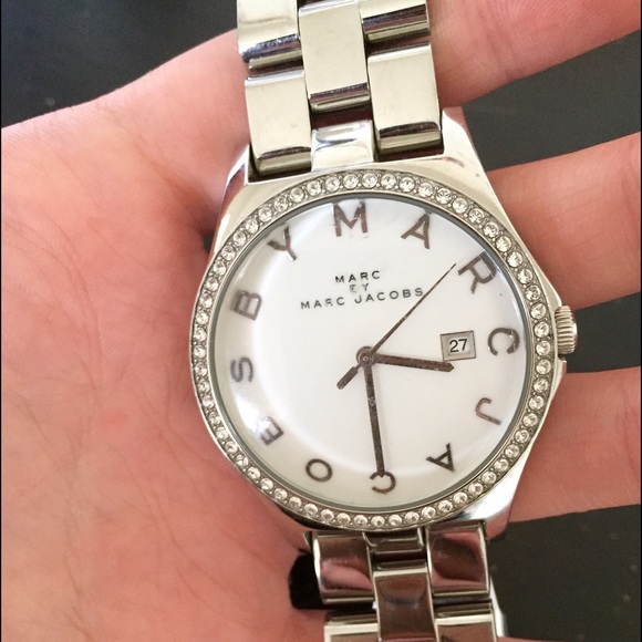 Marc By Marc Jacobs Henry Crystal Silver Watch - Picture 2 of 4