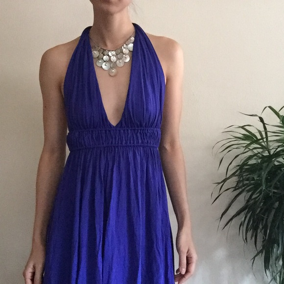 Halter Cocktail Swing Dress - Picture 3 of 4